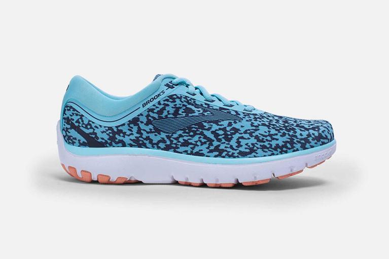 Brooks PureFlow 7 Road Running Shoes - Women's - Blue (83029-EDIW)